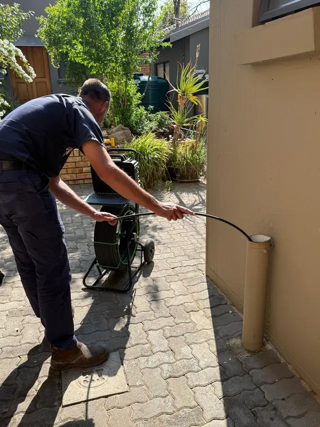 Dewal conducting CCTV drain camera inspections - Alpha Plumbing