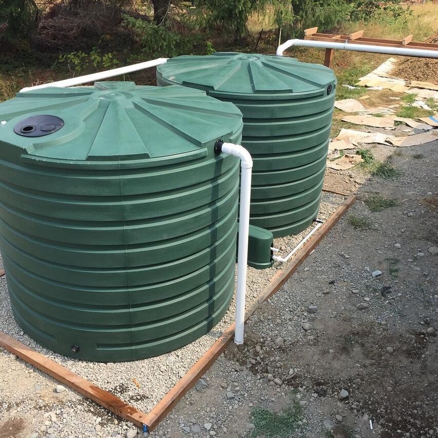 Green water tanks