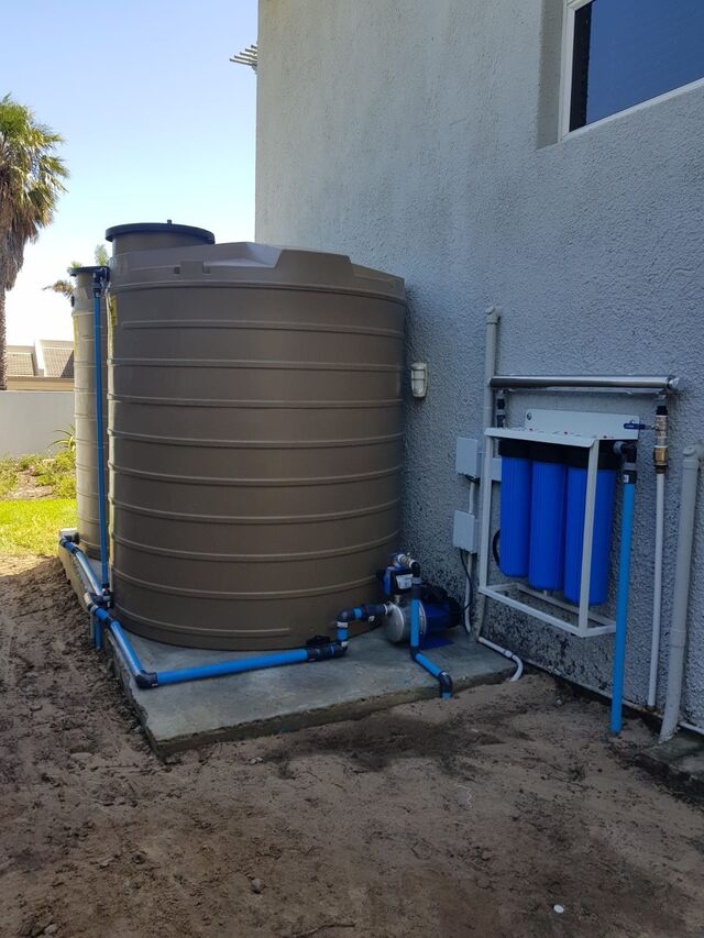 Water filtration system installation