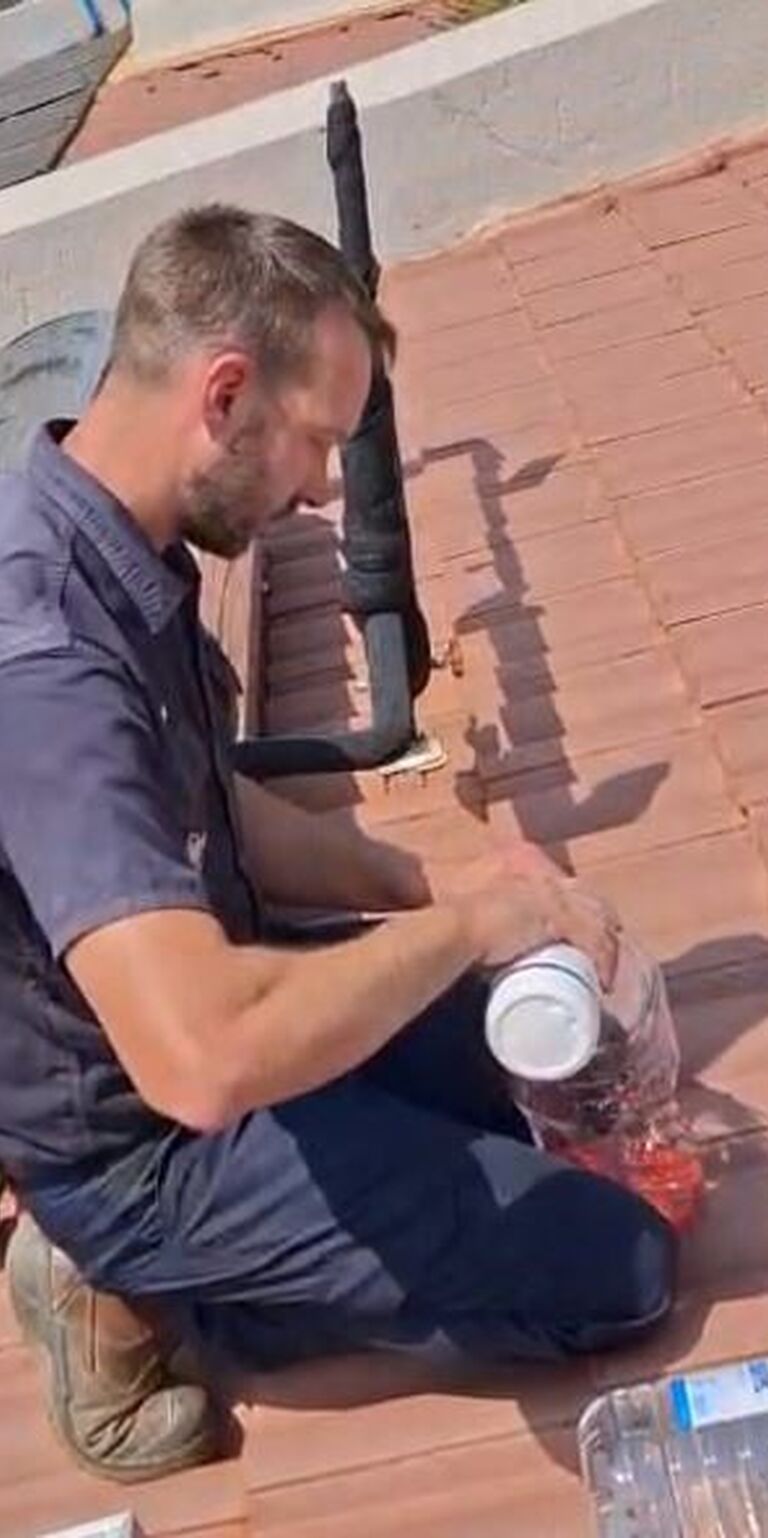 Technician from Alpha Plumbing