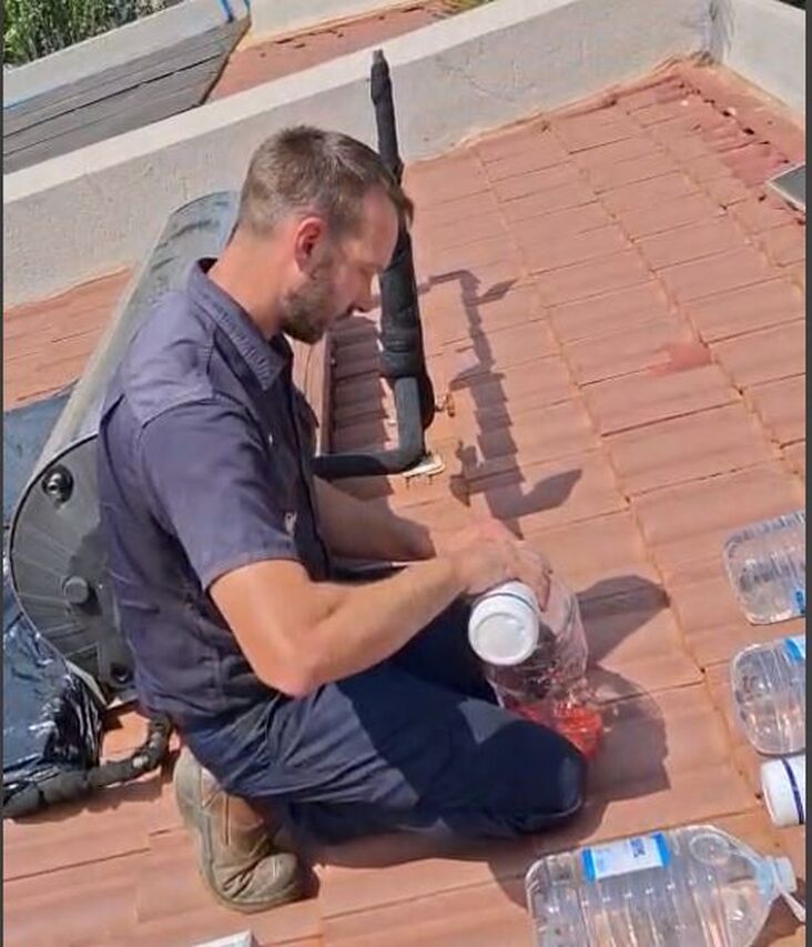 Technician from Alpha Plumbing