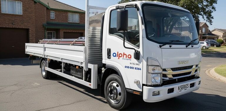 Alpha Plumbing service truck