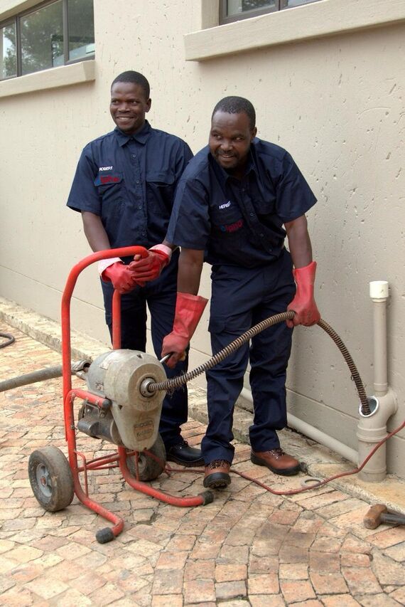 Alpha Plumbing Drain Cleaning Specialists at Work