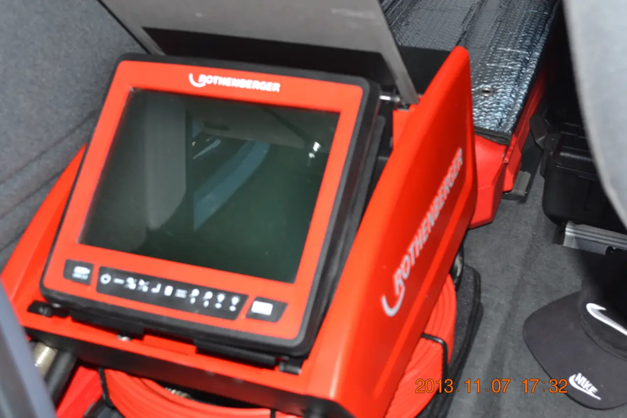 Alpha Plumbing CCTV drain camera inspection equipment