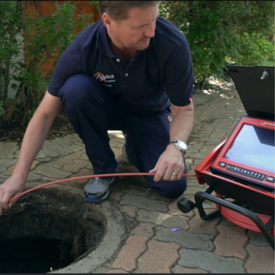 CCTV drain inspection