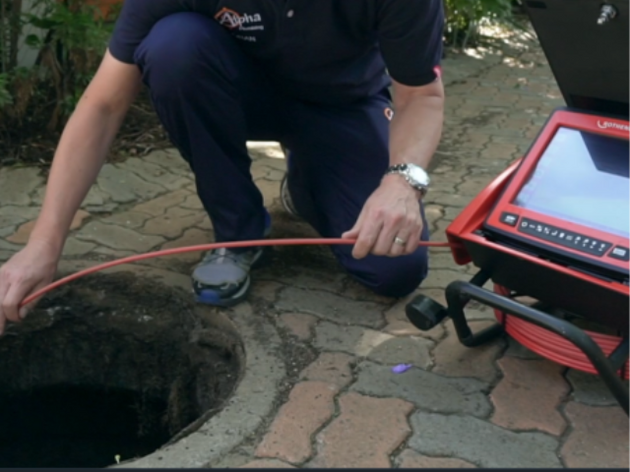 CCTV drain inspection