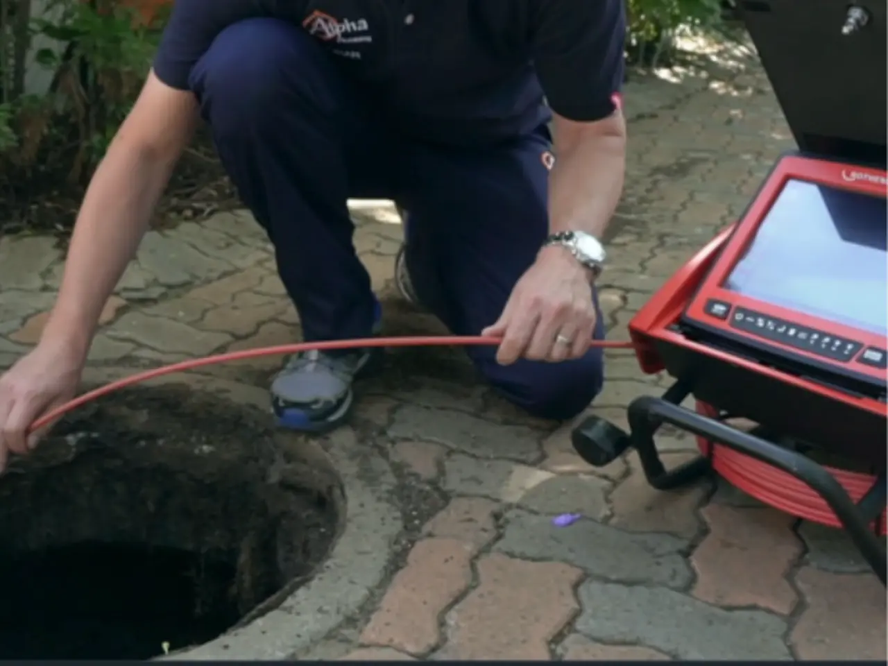 CCTV drain inspection