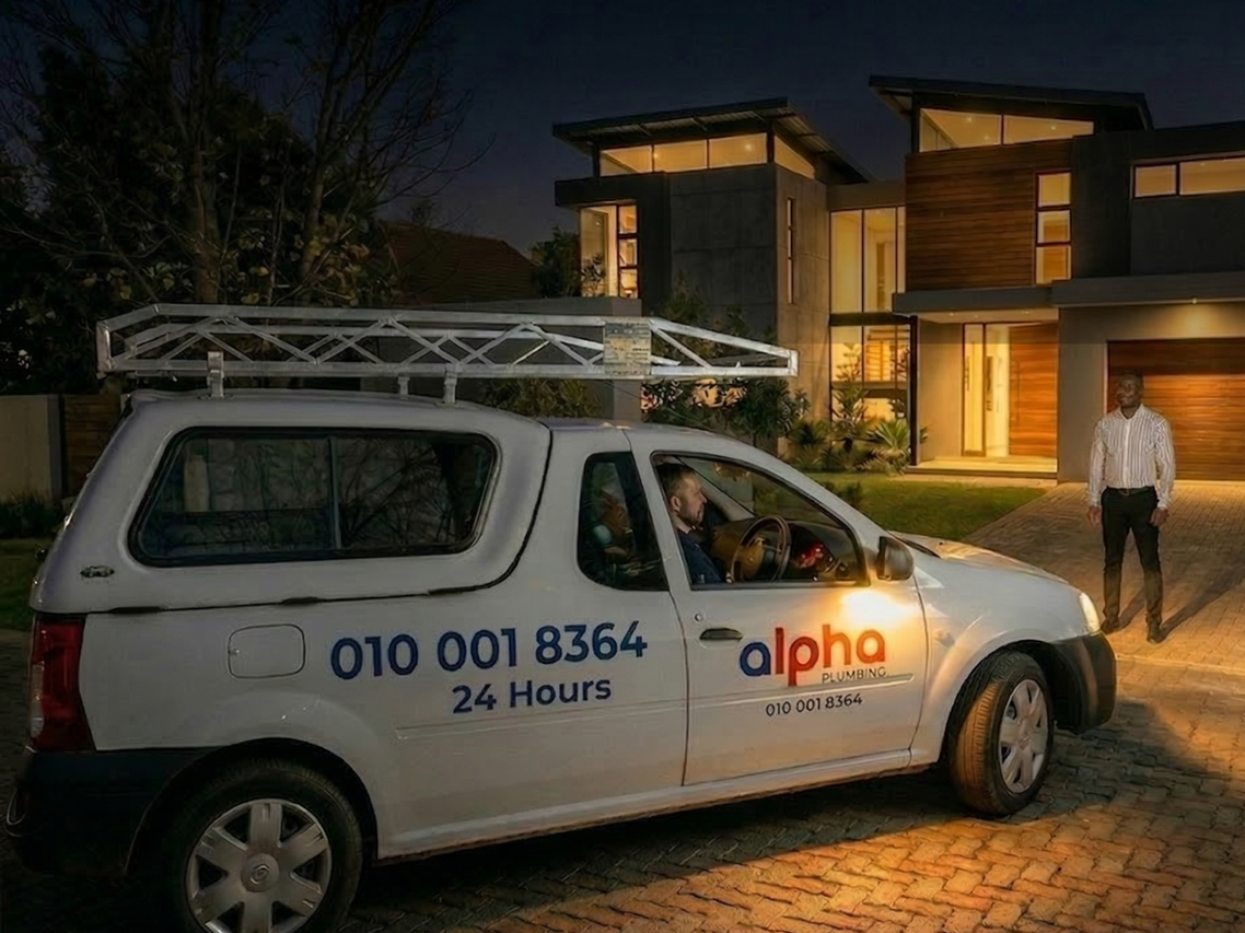 24-Hour Emergency Plumber Johannesburg & Pretoria | Alpha Plumbing