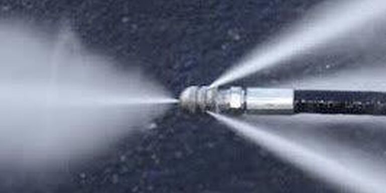 High-pressure jet blasting