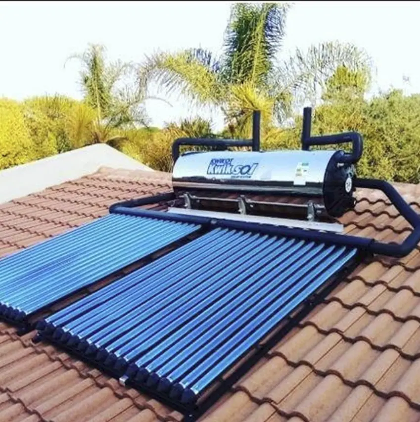 Solar geyser installation
