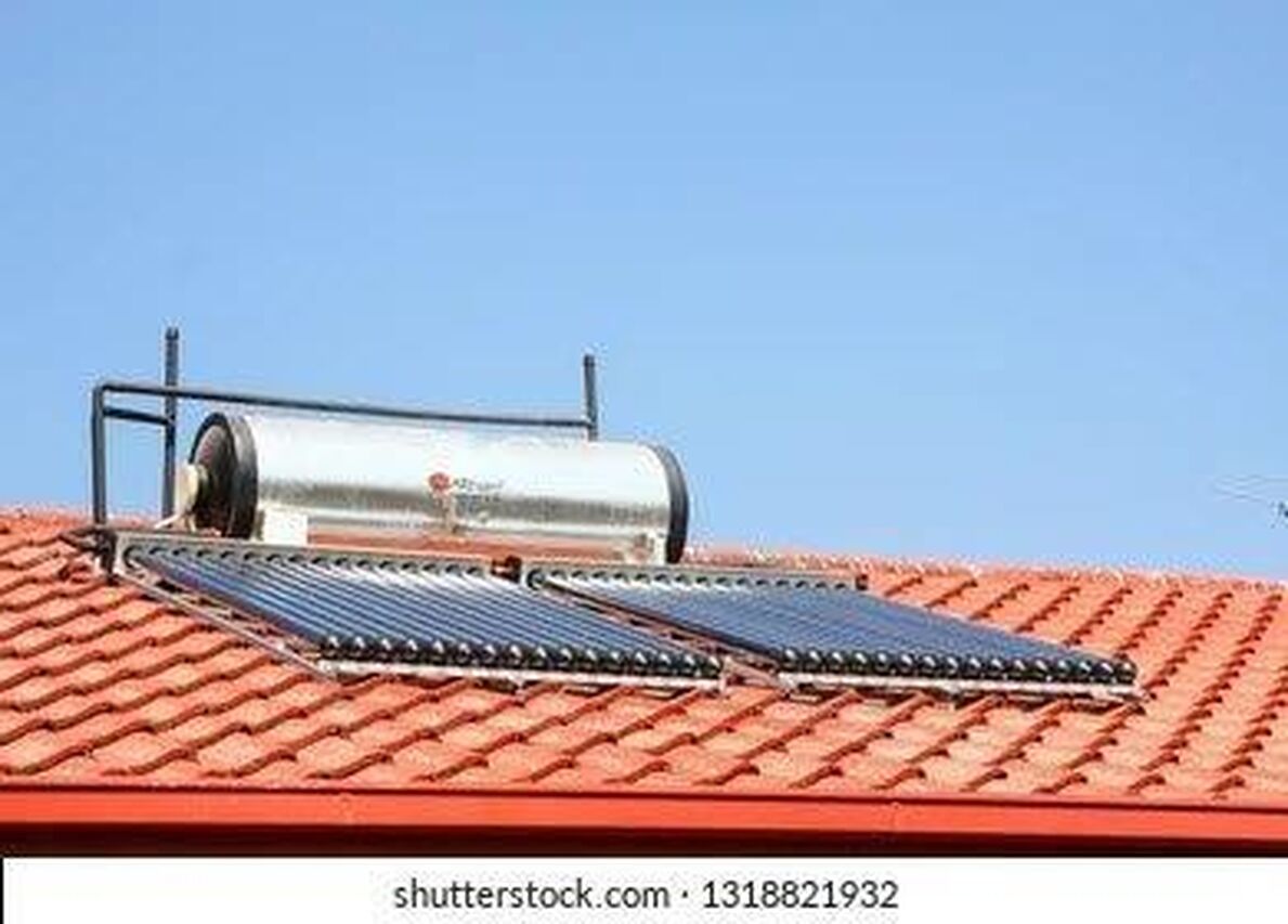 Tubed solar geyser Installation