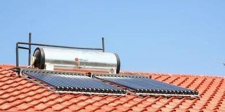 Tubed solar geyser Installation