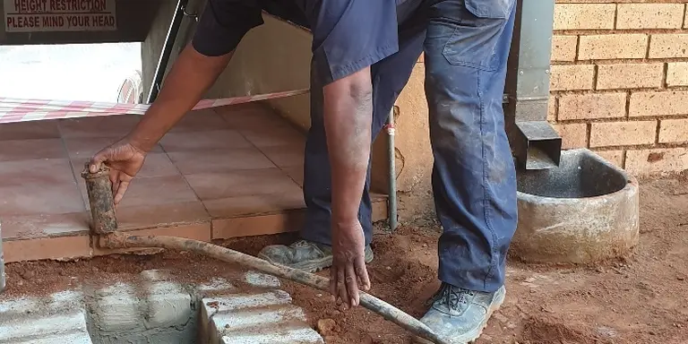 Alpha Plumbing drainage work