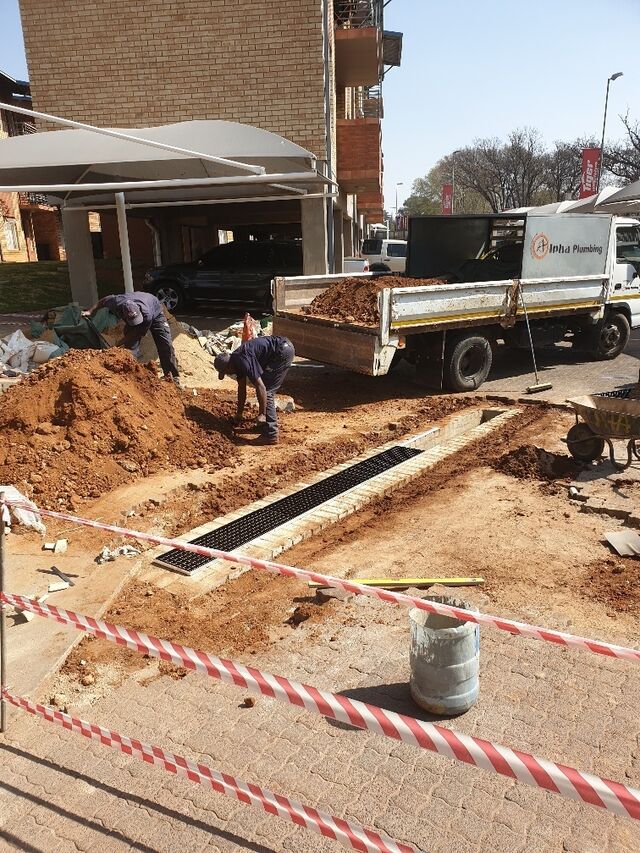 Alpha Plumbing subsoil drainage system installation